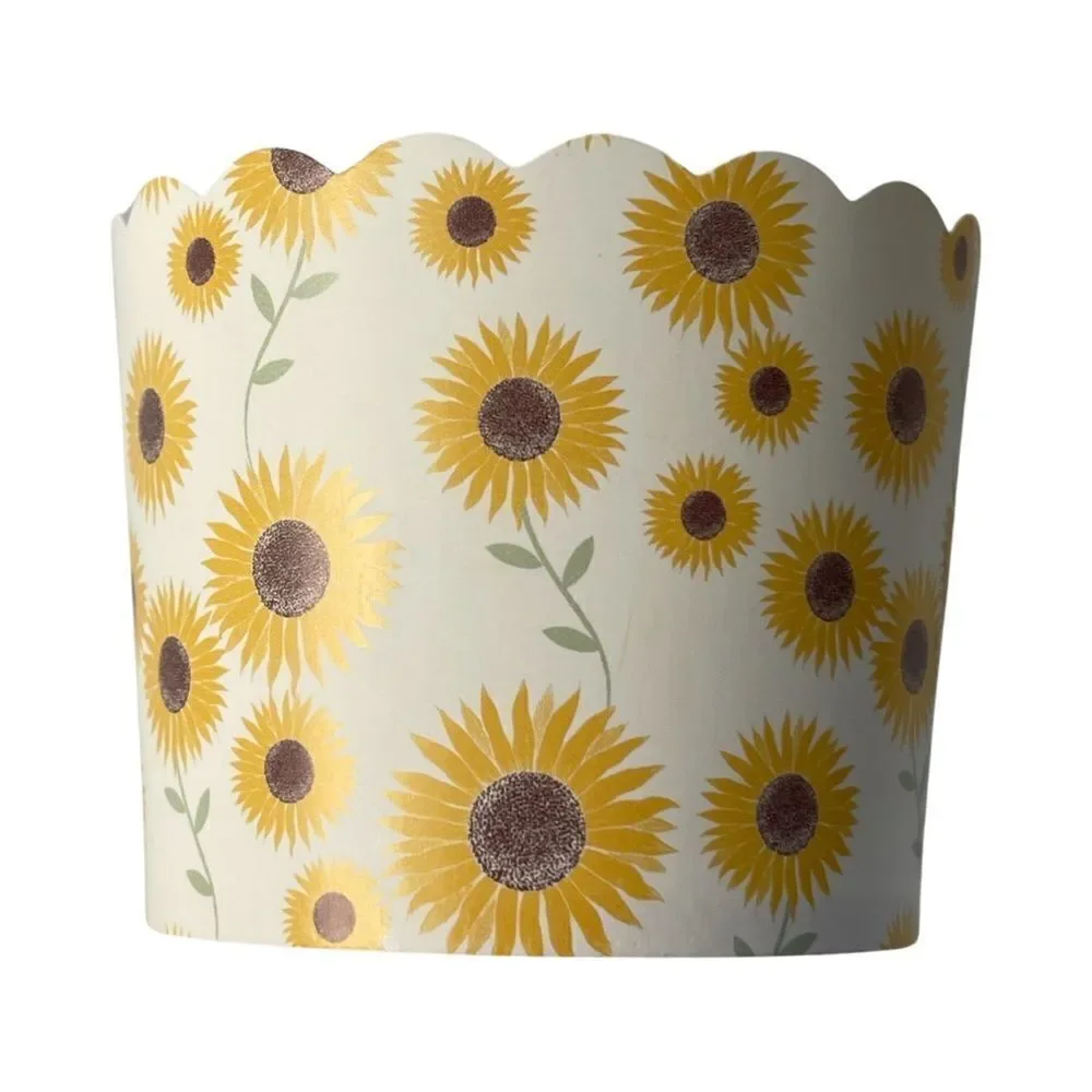 50 Count Fall Harvest & Gnome Sunflower Cupcake Liners New in Box